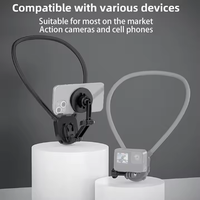 Support magnétique universel pour téléphone portable Accessoires de caméra de sport Go pro DJI 360 Support de poitrine