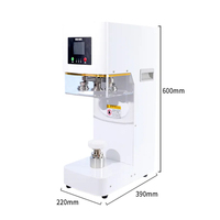 Machine de scellage semi-automatique électrique pour canettes en aluminium, réglable pour canettes de 250 ml, 330 ml, 500 ml, idéale pour les magasins de thé au lait et de jus