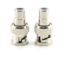 Adaptateur coaxial BNC mâle vers RCA femelle, connecteur vidéo CCTV pour moniteur de caméra de surveillance DVR, 2 pièces