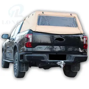 4X4 Offroad Pick Up Foldable Soft Canopy For FORD RANGER T6 T9 RAPTOR Car Truck Back Bed Canopy