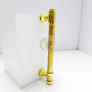 <b>Gold</b> Minimalist Bar Handle For Wardrobe Cabinet <b>Drawer</b> Modern Retro Long Handle Durable Stainless Steel 8011 - Product Image 1
