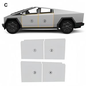 Housse de voiture personnalisée Tesla Cybertruck TPU <span class=keywords><strong>Invisible</strong></span> Accessoires extérieurs complets pour peinture <span class=keywords><strong>Film</strong></span> de protection Joints de culasse - Product Image 6