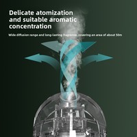 Diffuseur d'arômes, pulvérisateur automatique de brume, purificateur d'air pour la maison, éliminateur d'odeurs de salle de bain, diffuseur d'huiles essentielles