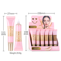Fond de Teint Liquide Mat Couvrant Longue Tenue Végan Imperméable Teinte Foncée 20ml Vente en Gros
