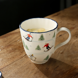 LovingHome – Tasse ou tasse à thé en céramique blanche à sublimation, style Céladon Asiatique, pour café, <span class=keywords><strong>lait</strong></span>, crème – Prix de gros – Idéale pour cadeau - Product Image 2
