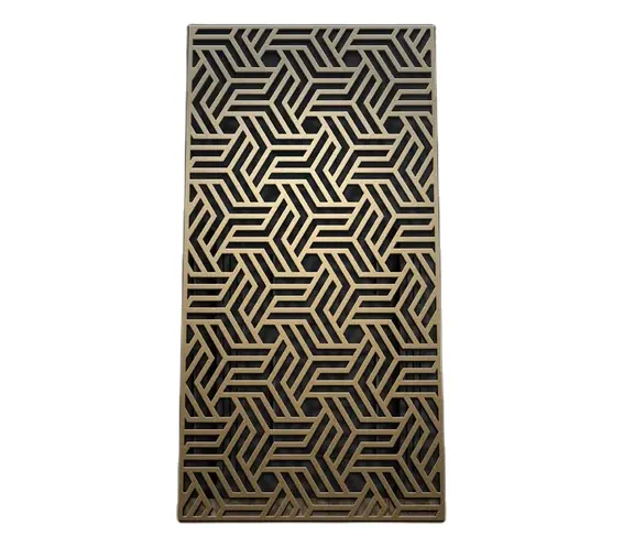 Декоративная металлическая гальванизация лазерной резки металлических экранов перфорированный лист