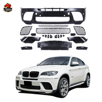 Promoción parachoques delantero MP estilo BodyKit para BMW X6 E71 actualización guardabarros de rejilla de labio delantero con excelente ajuste y kit de coche de calidad
