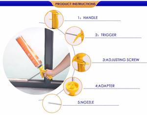 <span class=keywords><strong>Pistolet</strong></span> à <span class=keywords><strong>mousse</strong></span> léger et économique CY-001, <span class=keywords><strong>pistolet</strong></span> à <span class=keywords><strong>mousse</strong></span> PU pour adhésifs et mastics, pour <span class=keywords><strong>mousse</strong></span> PU <span class=keywords><strong>polyuréthane</strong></span> - Product Image 6
