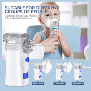 Mesin <span class=keywords><strong>Nebulizer</strong></span> <span class=keywords><strong>Mini</strong></span> Genggam untuk Dewasa dan Anak-Anak dengan Fungsi Pembersihan Otomatis, Dapat Diisi Ulang via USB, Kebisingan Rendah 50dB, Cocok untuk Perjalanan dan Rumah - Product Image 3