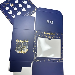 מותאם אישית תמיכה לבן נייר מצופה מט צג למינציה צג צעצוע ריק קופסת בובות קרטון עם חלון - Product Image 5