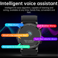 Jam Tangan Pintar Tahan Air Mewah Pengatur Suhu Terbaru 2022 Android Sport Smart Watch untuk Pria