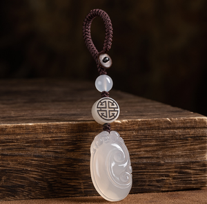 Móc khóa xe hơi Pixiu Nam và Nữ Mặt Dây chuyền đơn giản - Product Image 3