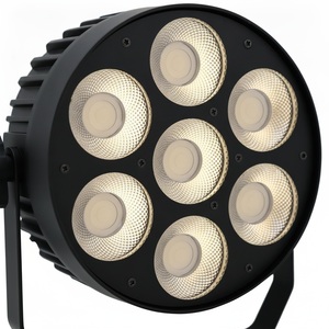 ไฟพาร์ LED 7x30W COB สีขาว 180W ไฟเวที DMX512 CRI 90 พัดลมเงียบ สำหรับขายส่งจำนวนมาก - Product Image 4