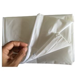 Vente en gros de protège-oreillers en vinyle PVC à fermeture éclair, taies d'<span class=keywords><strong>oreiller</strong></span> imperméables à motif solide pour usage hospitalier à domicile, vente en gros à bas prix - Product Image 1