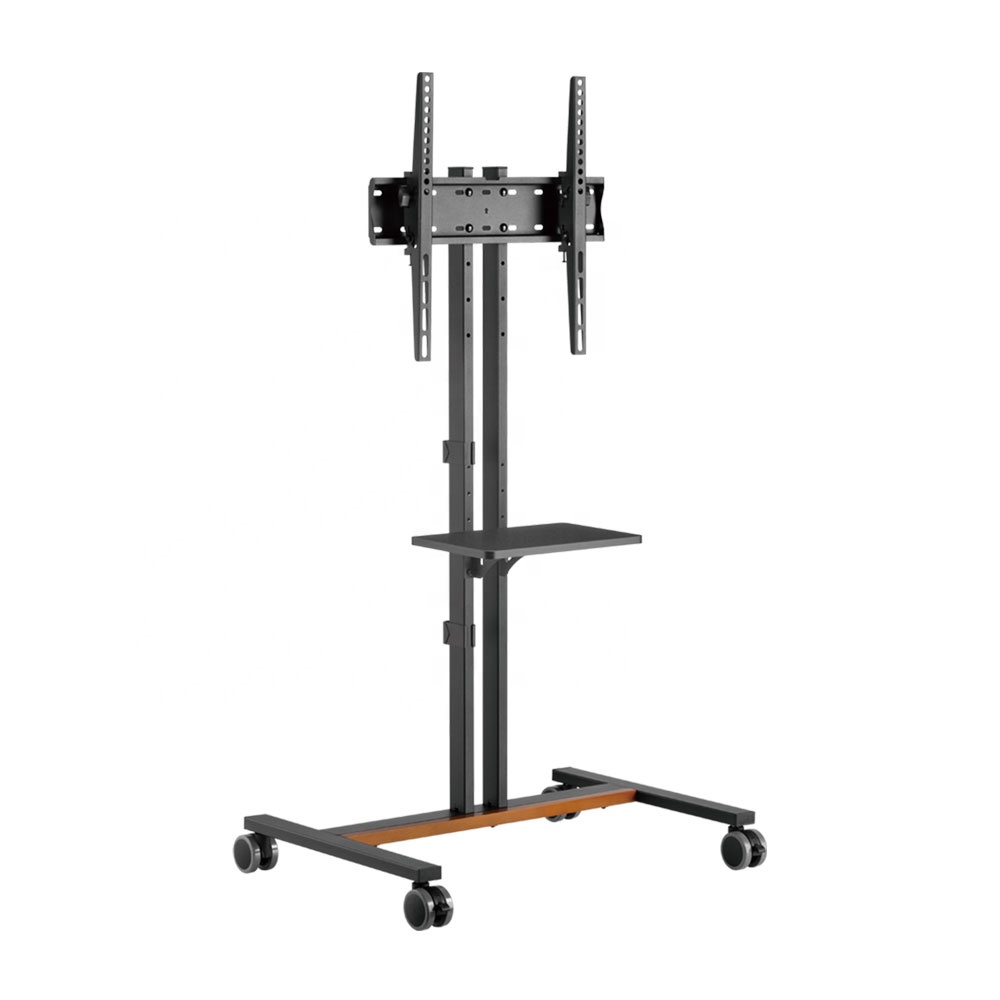 SUPPORTS TV SOL SUR ROULETTES - KIMEX - Chariot mobile pour écran TV 50