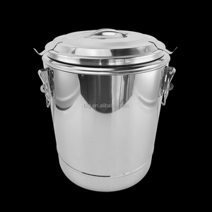 Stainless Steel Airtight <b>Storage</b> <b>Container</b> with Clasp Lid Cylinder Shape Moisture Proof Food Preservation <b>Kitchen</b> Use - Product Image 6