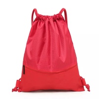 Vente en gros de sac à dos à cordon en polyester 420D personnalisé sac à cordon personnalisable avec logo