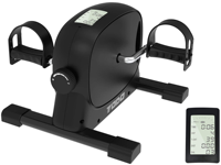 Mini vélo d'exercice portable pour la remise en forme à domicile, entraîneur de bras et de jambes avec écran LCD, appareil d'exercice compact sous le bureau