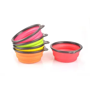 Eco Friendly Collapsible Silicon Bowl Pet For Cat And Dog Silicone Puppy Bowl With Factory Price