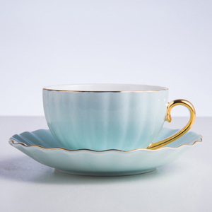 <span class=keywords><strong>Taza</strong></span> y platillo de cerámica de gran oferta, juego de tazas de té de <span class=keywords><strong>calabaza</strong></span> de la tarde de porcelana, 8 Uds. - Product Image 6