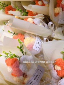 Nouveau Mini fleur tricotée vie éternelle fleur Simulation fleur Bundle fête des femmes anniversaire petit cadeau compagnon - Product Image 6