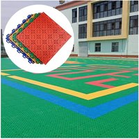 Dalles de sol emboîtables en plastique antidérapantes INOLP toutes saisons, amovibles et préremplies, installation facile pour jardin et garage (PP)