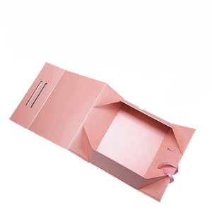 Wholesale Custom Made Heavy-Duty High-End Foldable Magnetic <b>Paper</b> Rigid Gift Box Flat <b>Pack</b> Recyclable Cosmetic Jewelry Apparel - Product Image 4