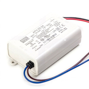 Mean Well APV-25-24 25W 24V IP42 Waterproof 83% Efficiency Constant Voltage <strong>LED</strong> <strong>Driver</strong> Power Supply For Signage Applications - Product Image 2