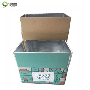 Carton de <span class=keywords><strong>papier</strong></span> isolé de KT de la livraison de F & B avec l'<span class=keywords><strong>isolation</strong></span> thermique de <span class=keywords><strong>bulle</strong></span> de la <span class=keywords><strong>bulle</strong></span> EPE de <span class=keywords><strong>papier</strong></span> d'<span class=keywords><strong>aluminium</strong></span> pour la livraison de nourriture et de boisson - Product Image 3