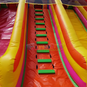 Château gonflable géant en PVC pour enfants, toboggan commercial double piste, château gonflable de cirque pour intérieur/extérieur - Product Image 6