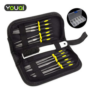 YouQi Lot de <span class=keywords><strong>12</strong></span> petites limes à aiguilles en métal assorties Kit de limes à râpe à bois - Product Image 1