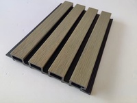 Valla Moderna para Exteriores de WPC de Segunda Generación, Coextruida, Impermeable, Resistente a la Corrosión, Resistente a los Rayos UV, Ignífuga, para el Hogar
