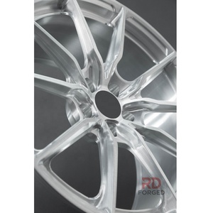 Rines Forjados de Aluminio 6061-T6 de 18-22 Pulgadas, 1 Pieza, Acabado Cepillado, para P101SC Porsche 911, Ferrari <span class=keywords><strong>F</strong></span>, Tesla Model S Plaid, <span class=keywords><strong>BMW</strong></span> Serie <span class=keywords><strong>M</strong></span> - Product Image 3