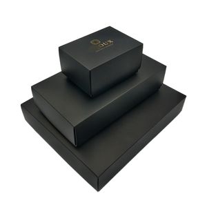 OEM & ODM箔衬纸盒定制<span class=keywords><strong>2</strong></span> <span class=keywords><strong>3</strong></span> 6 12 24马卡龙托盘，带压花文件夹类型，用于寿司 - Product Image 1