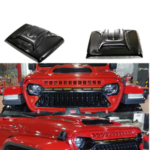 Cofano Motore di Alta Qualità per Accessori 4x4, per Wrangler JK JL 18-24, Cofano Modificato Stile Warcraft - Product Image 4