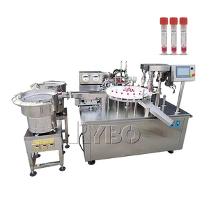 Ligne de production automatique de machine de remplissage et de scellage d'ampoules en plastique de verre liquide oral de petit sirop - Product Image 1