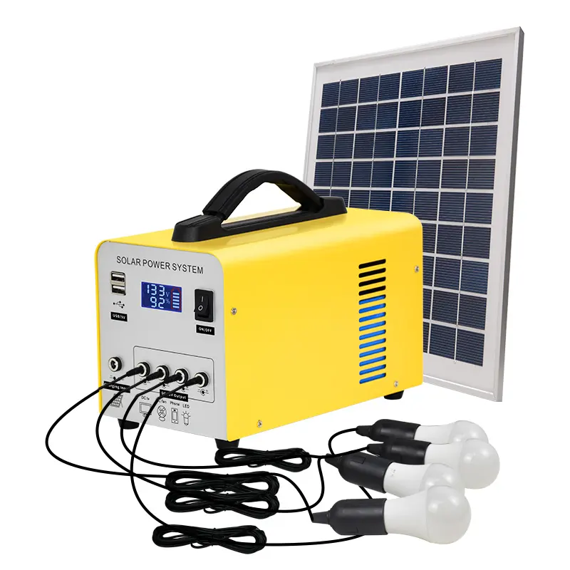 Portable Battery Mobile Supply Power Outdoor Camping Lighting Digital Appliance Charging Solar Power Energy Storage System