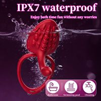 APP-gesteuerter kabelloser Vibrator, tragbares Vibrations-Ei, Unisex-Vibrationsring, Dual-Use-Penisring, Sexspielzeug für Paare