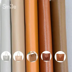 Synthetisches PVC-Leder für die Herstellung von Taschen handtaschen Günstiger Preis PVC-Kunstleder Cuero Faux Rexine Leather Roll Fabric