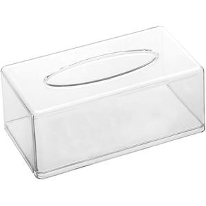 Doku kutusu akrilik malzeme güzel görünüm özel özelleştirme şeffaf moda doku kutusu kapak su geçirmez doku kutusu - Product Image 1