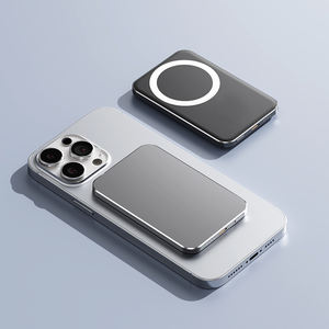 2 in 1 磁気ワイヤレスLi-Polymer 5000mAh/10000mAh 15W アルミニウム合金 超薄型 アウトドア ポータブル電源 タイプCケーブル 急速充電 - Product Image 2