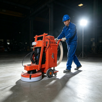 Machine à poncer le béton, machine à poncer les sols à double tension 220V/380V haute efficacité, adaptée au polissage des routes