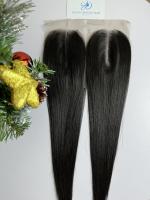 En gros Azura Hair Cheveux humains vierges Remy vietnamiens Closure en dentelle HD Lisse Couleur naturelle Ondulation profonde lâche Double trame machine