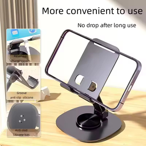 Nuevo Diseño de Soporte para Teléfono Móvil, Base de Escritorio Antideslizante, Rotación de 360 Grados, Soportes Metálicos para Todos los Teléfonos - Product Image 4