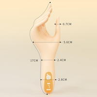 Kratzender Nippel- und Ohr-Vibrator, Männlicher Eichel-Stimulator, 10 Modi Penis-Verzögerungstrainer, Masturbator, Wiederaufladbar, Kabellos
