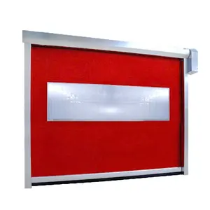 Puerta Rápida Enrollable de Diseño Industrial de Wuxi Shelter Factory, Autoreparable, de Nano PVC, con Certificación ISO9001 para Almacén - Product Image 1