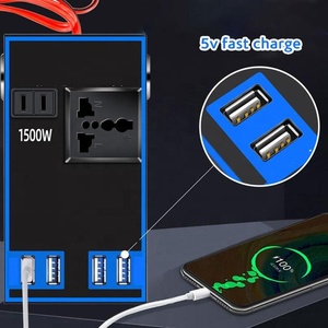 อินเวอร์เตอร์แปลงไฟรถยนต์อเนกประสงค์ <span class=keywords><strong>12V</strong></span> 24V เป็น <span class=keywords><strong>220V</strong></span> พร้อมที่ชาร์จโทรศัพท์มือถือ USB สำหรับรถยนต์ รถบรรทุก และบ้าน  อะแดปเตอร์แปลงไฟในรถยนต์ - Product Image 4