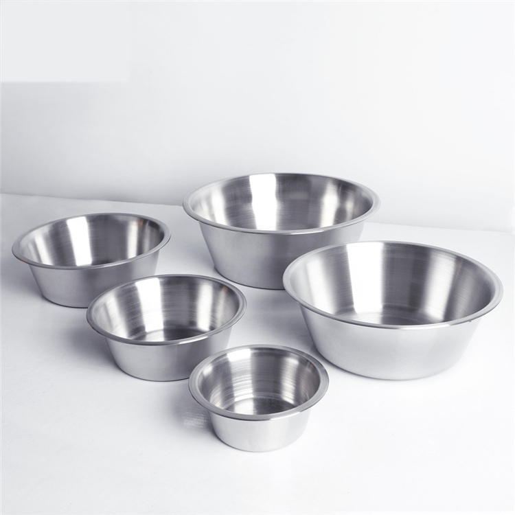 Wholesale Hot Sale Pet Food Water High Quality Sturdy Stainless Steel Metal Cat Dog Bowl