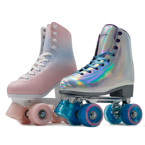 Ensemble de patins à roulettes à Double rangée pour hommes et femmes, Quads, patins à roulettes pour enfants - Product Image 1