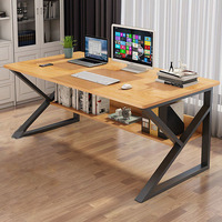 Meubles de bureau à domicile, bureau de direction moderne en bois de haute technologie, table d'ordinateur de luxe pour le travail à domicile, en vente